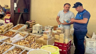 Çinede zabıta ekiplerinden pazar yerinde sıkı denetim