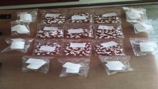 Cips paketinden uyuşturucu çıktı, silahlar ele geçirildi