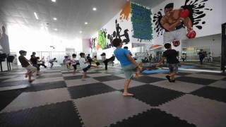 Çocukların yaz tatili dolu dolu geçiyor