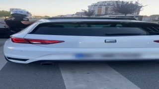 Çorluda abartı egzoz kullanan 4 araç trafikten men edildi