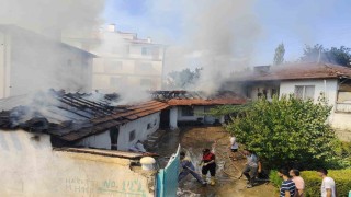 Çorumda ev yangını: 1 kişi dumandan etkilendi