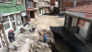 Çorumun tarihi sokağında çehre değişiyor