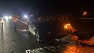 D100de otomobilin çarptığı yaşlı adam hayatını kaybetti