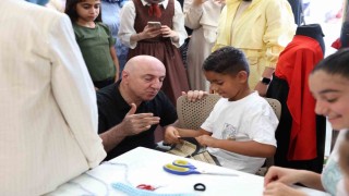 Darıcada çocuklar el emeği ürünlerini sergiledi