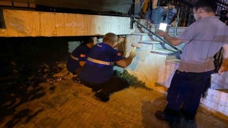 Darıcada doğal gaz borusu patladı, mahalleyi gaz kokusu sardı
