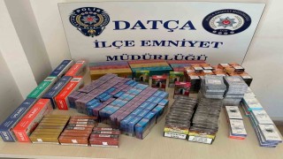 Datçada kaçak tütün ele geçirildi