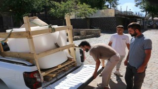 Diyarbakırda vatandaşın evinde bulundurduğu tarih eser pitos müzeye taşındı