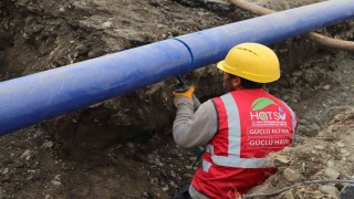 Dörtyolda şebeke yenileme çalışmaları sürüyor