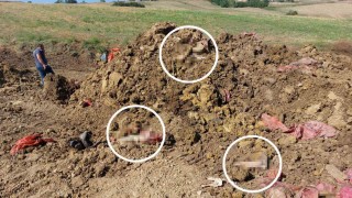 Drenaj çalışmasında bulunan insan ayakları polisi alarma geçirdi