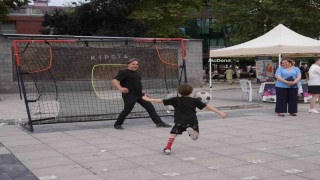 Dünya Düzce Günlerinde çocuklar sosyal ve sportif etkinliklerle eğlendi