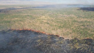 Eber Gölünde 2 gün içerisinde 2nci yangın