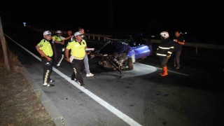 Edirnedeki kazada ağır yaralı sürücü hayatını kaybetti