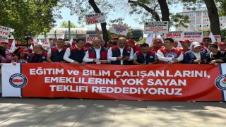Eğitim-Bir-Senden 8. Dönem Toplu Sözleşme eylemi