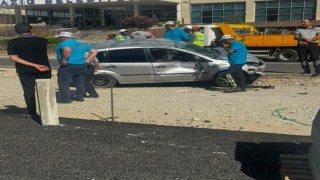 Elazığ otomobil takla attı: 1 yaralı