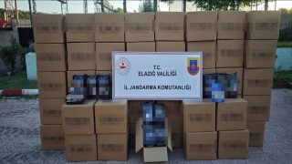 Elazığa kaçak getirilen sigaralar jandarma ekipleri tarafından yakalandı