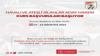 Elazığda aday hakem kursu düzenlenecek
