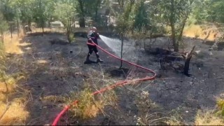 Elazığda bahçe yangını