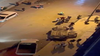 Elazığda otomobil takla attı