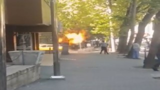 Elektrik panosunun patlaması sonucu çıkan yangın paniğe sebep oldu