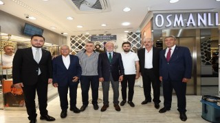 Elitaş ve Büyükkılıç, Kazancılar Çarşısını ziyaret etti