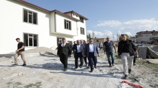 Emet Gürpınar Köylüleri kendi imkanlarıyla sosyal tesis yapıyor