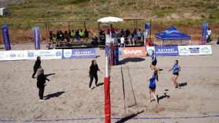 Erciyeste plaj voleybol turnuvası tamamlandı
