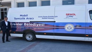 Erenlerde mobil temizlik aracı hizmete başladı