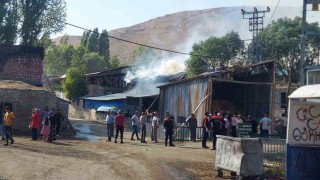 Erzurum Yakutiyede büyük yangın