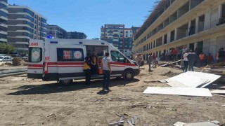 Erzurumda inşaattan düşen işçi hayatını kaybetti