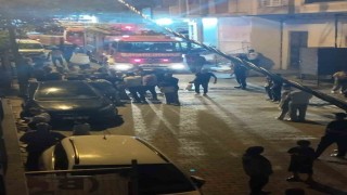 Esenyurtta elinde tinerle ev bastı, yanlış evi yaktı