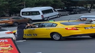 Esenyurtta tartıştığı kızı yumruk atarak bayıltan taksici kaçtı