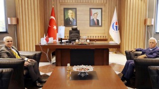 Eski Bakan’dan GAÜN Rektörü Prof. Dr. Doğan’a Ziyaret