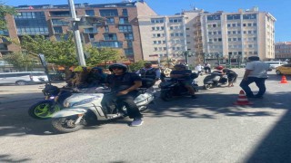 Eskişehirde motosiklet denetimi