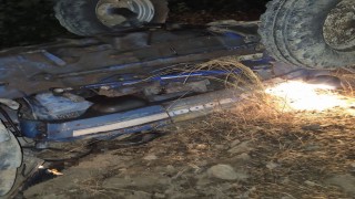 Fekede traktör devrildi: 1 ölü