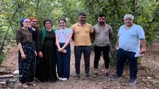 Fındık işçilerine yaşam alanlarında sağlık hizmeti