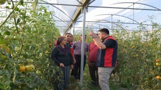 Furkan Meteden kadın üreticiye destek ziyareti