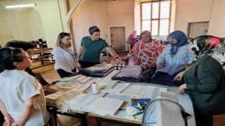 Gazenne kumaşı kadınların elinde yeniden hayat buluyor