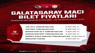 Gaziantep FK - Galatasaray maçı biletleri satışa çıkıyor