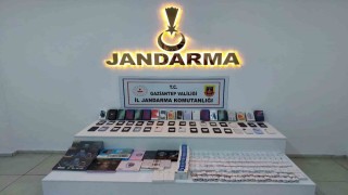 Gaziantepte 1,5 milyon TL değerinde kaçak malzeme ele geçirildi