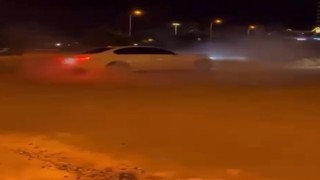 Gaziantepte drift atarak tehlike saçan sürücüye 46 bin TL ceza