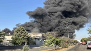Gaziantepte geri dönüşüm tesisinde büyük yangın