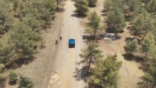 Gaziantepte jandarmadan orman yangınlarına karşı sıkı denetim