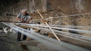 Gaziantepte kendircilik mesleğini yapan 2 usta kaldı