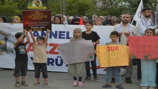 Gazze için Siirtte ses yükseldi: Sessizlik ihanettir