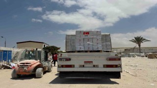 Gazzeye 165 tırlık umut: Türk Kızılaydan 3 bin ton gıda yardımı
