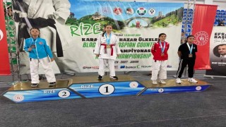 Genç karateciden Bilecike uluslararası gurur