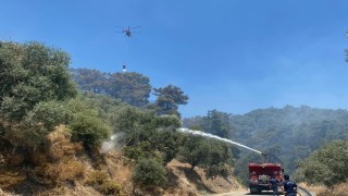 Germencikteki orman yangını kontrol altına alındı