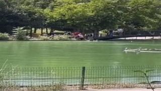 Göletli Parkta korku dolu anlar: Suya düşen çocuk vatandaşlar tarafından kurtarıldı