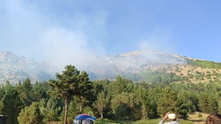Gümüşhanede çıkan yangın kontrol altına alındı