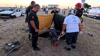 Gurbetçi ailenin otomobili takla attı: 1 ölü, 4 yaralı